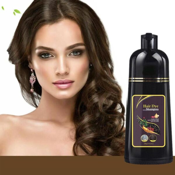 Shampoo unissex, branco para preto, instantâneo cabelo, cor shampoo reparação cabelo cinza botânico essência extrato, l5x2 - Image 3