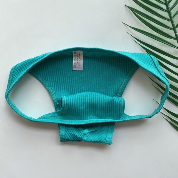 Cuecas masculina LGBTQ, cintura baixa respirável, algodão macio, G-String Underwear, tanga masculina, sólida, bolsa - Image 7