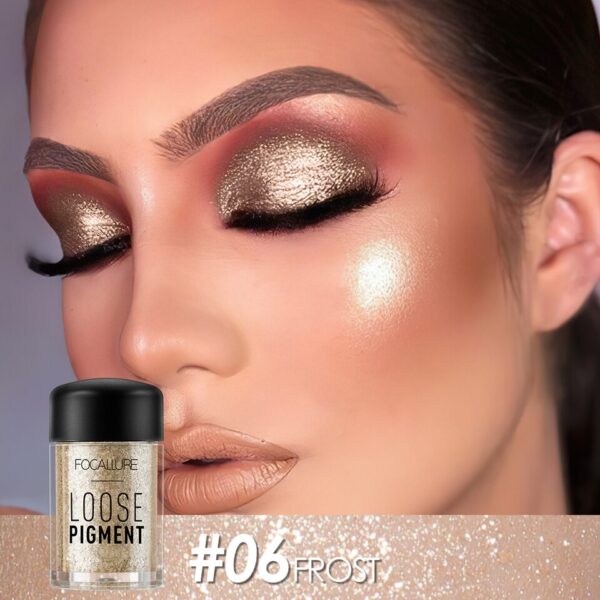 Sombra líquida, Focallure, Glitter, sombra, brilho, diamante, iluminar, pigmento, maquiagem, 18 cores - Image 4