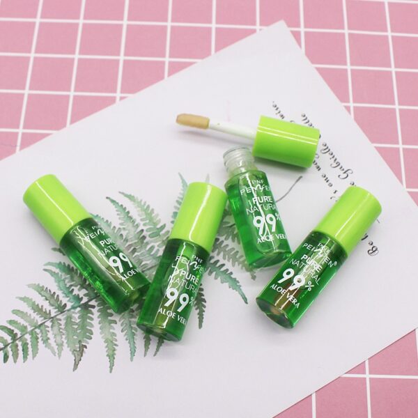 Hidratante labial Natural Aloe Essência, Lip Gloss, cor mutável, portátil, impermeável, duradouro, Nutritious Lips Cuidado Batom - Image 6