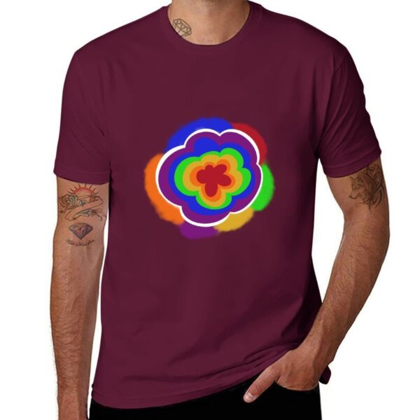 Camisetas masculina LGBTQ manga curta, flor do orgulho, camisas de gato - Image 13