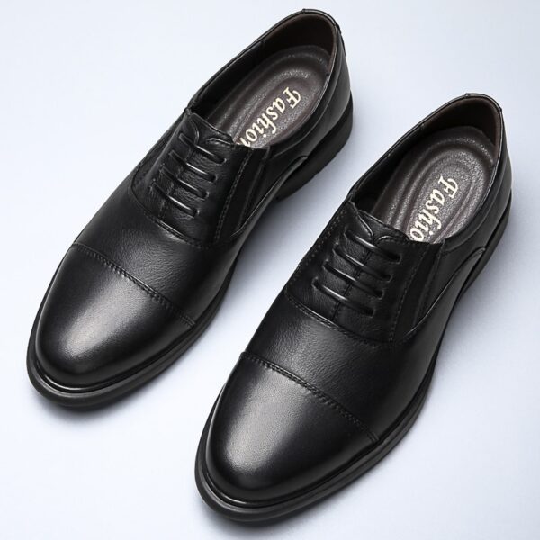 Sapatos masculino Alta qualidade, de luxo, oxfords elegantes, formais escritório brogue derby sapato, calçados - Image 5