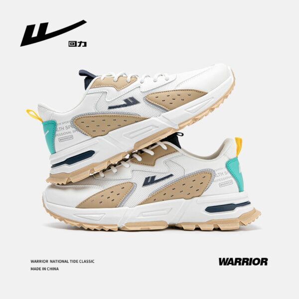 Tênis masculino de corrida casual Warrior, confortável, antiderrapante, absorção de choque, leve, tênis esportivos masculinos - Image 6