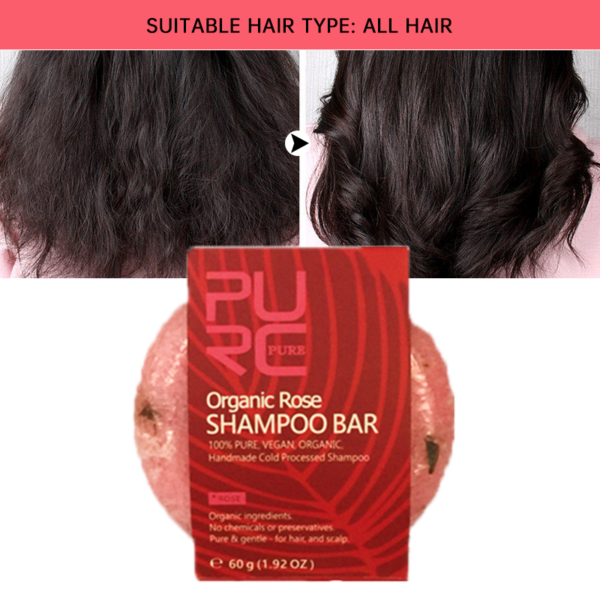 Shampoo em barra, cabelo Branco Escurecimento, Sabão De Bambu, Limpeza De Carvão, Anti Caspa, Espuma De Tratamento De Cabelo, Shampoos Sólidos, Barra - Image 6