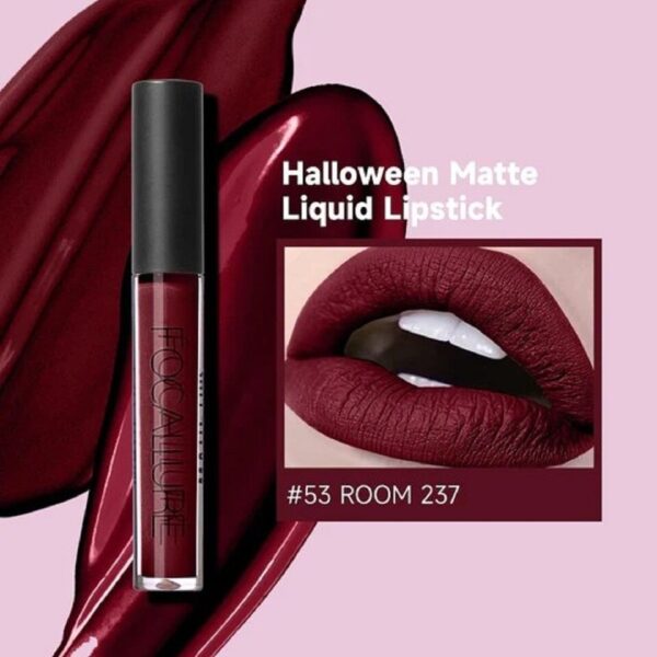 Batom brilho labial de veludo fosco, Focallure, duradouro, à prova d'água, nu, antiaderente, líquido, cosméticos - Image 14
