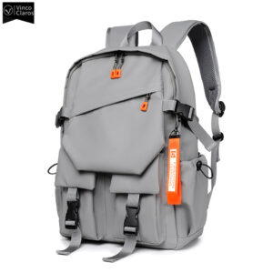 Mochilas unissex de alta qualidade luxo, 15.6 portátil, mochila de alta capacidade à prova d água, bolsa de viagem, moda escola