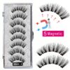 Cílios magnéticos, LEKOFO,  Natural Mink Eye Lashes, 5 Cílios Magnéticos, 4 Pares Ímãs, Faux Lashes Pinças, 8Pcs - Image 28