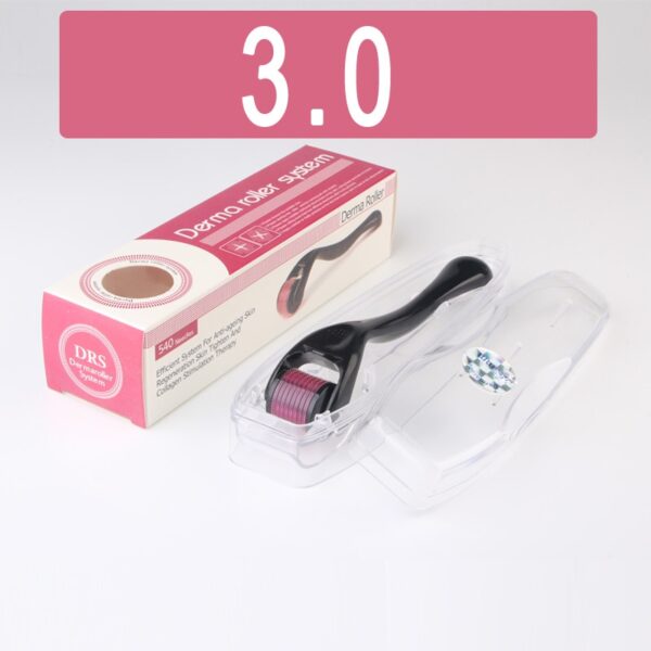 Rolo dermatológico Mezoroller, 540 agulhas, micro agulha para cuidados com a pele, tratamento facial, meso 0,5 0,75 1,0 1,5 2,0 2,5 3,0 - Image 15