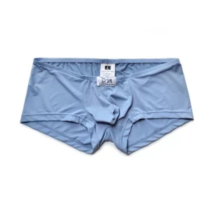 Cuecas masculinas de seda suave salzoncillos hombre baixo-rise boxers hombre cueca boxers