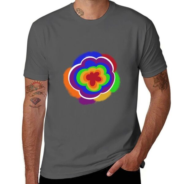 Camisetas masculina LGBTQ manga curta, flor do orgulho, camisas de gato - Image 20