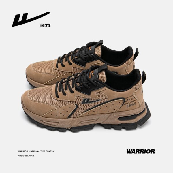 Tênis masculino de corrida casual Warrior, confortável, antiderrapante, absorção de choque, leve, tênis esportivos masculinos - Image 3