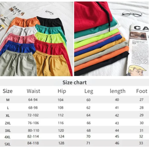 Shorts masculino impermeáveis, calção de praia, esportes de corrida, calça curta casual fitness, verão, 2023 - Image 6