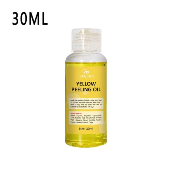 Óleo Amarelo Peeling Oil Branqueamento, esfoliante Dark Skin Spots Remover Dead Skin Lighten Melanin Scrub Hidratação Body Skin Care - Image 4