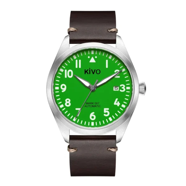 Relógios de pulso automático, Swiss Aviator Pilot Automatic Watch Field, Relógios Mecânicos, Flieger, Aviator Field - Image 9