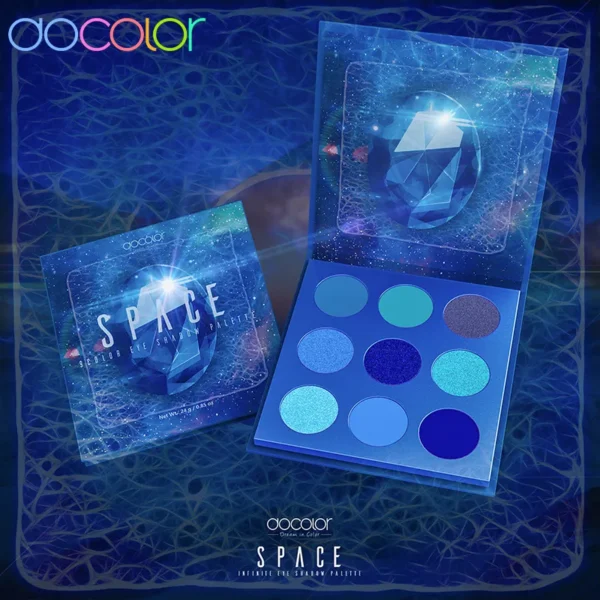 Paleta de sombra Docolor-gemstone, paleta de maquiagem glitter profissional, pigmento duradouro, cosméticos, 54 cores - Image 6