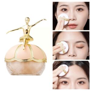 Pó facial de ajuste solto, maquiagem de Ballet, Sensível ao Ar, Cobertura Matte Foundation, Controle Base Shimmer, Óleo de Longa Duração, Z5S9, 20g