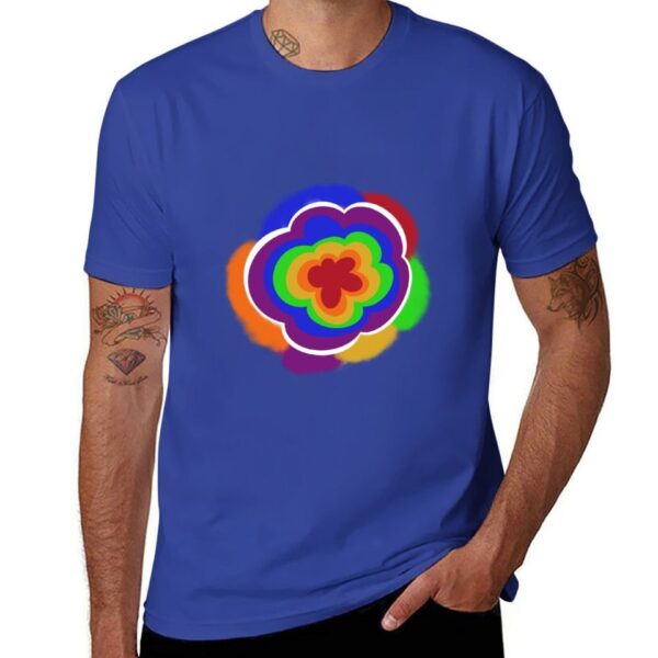 Camisetas masculina LGBTQ manga curta, flor do orgulho, camisas de gato - Image 11