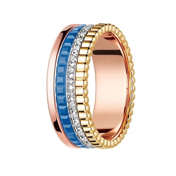 Anéis unissex, de engrenagem rotativa, 925 Sterling Silver, Jóias Premium Europeu, Casais Moda, Marca de Luxo, Presente - Image 20