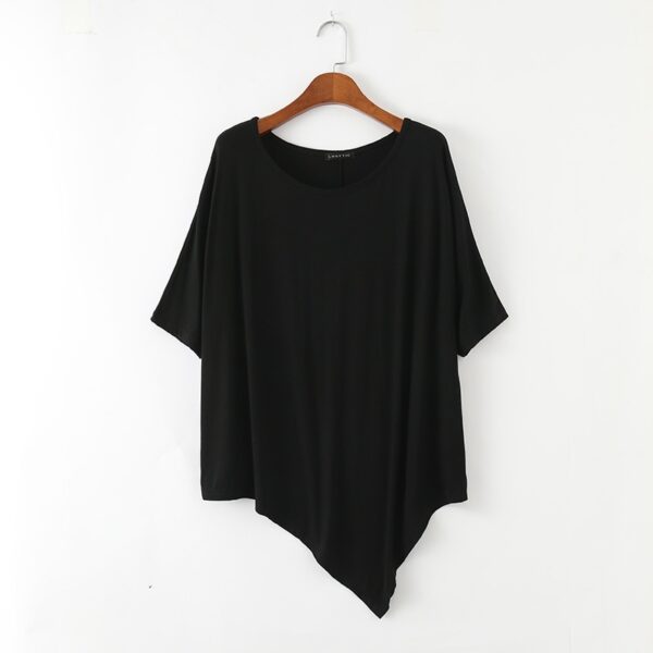 Camisetas feminina grande, CGC-solta, manga curta de taco, blusa Harajuku, moda coreana simples, Y2K, verão, 2023 - Image 9