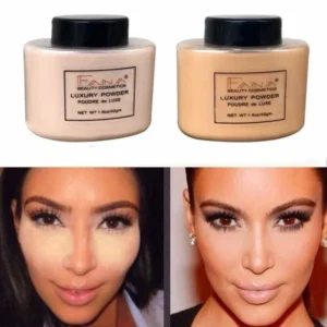 Pó facial soft mel garrafa, Silky, Pó solto, Controle de óleo, Banana, Pó de luxo, Face Foundation, Highlighter, Maquiagem Beleza