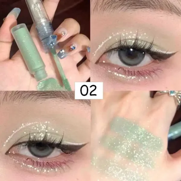 Sombras líquida, Gemini, série Shimmer, Glitter Diamond, Olhos Brilhantes, Cabeça Dupla, Ferramentas de Cosméticos, Maquiagem Coreana - Image 4