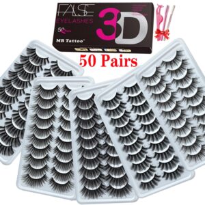 Cílios dramáticos naturais longos Mb, 3d vison, wispies cílios extensão olho, beleza, postiços conjunto falso, 50 pares