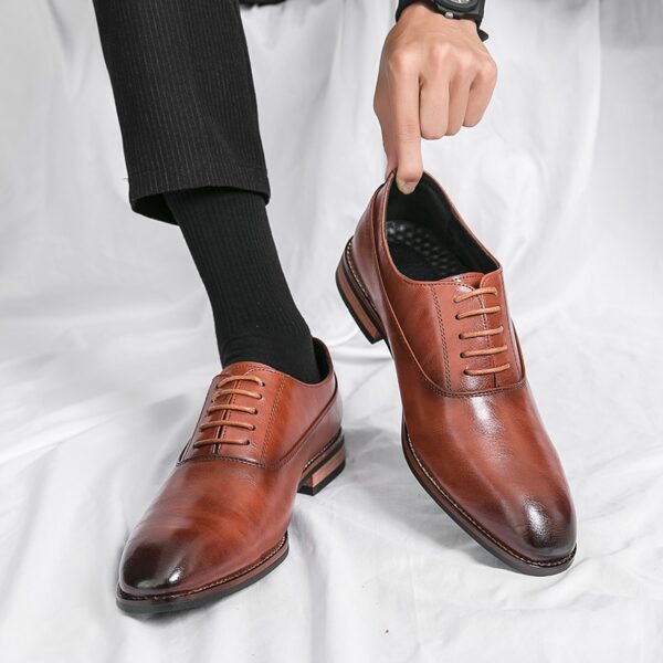 Sapatos masculino couro, casual, alta qualidade, moda masculina, luxo - Image 5
