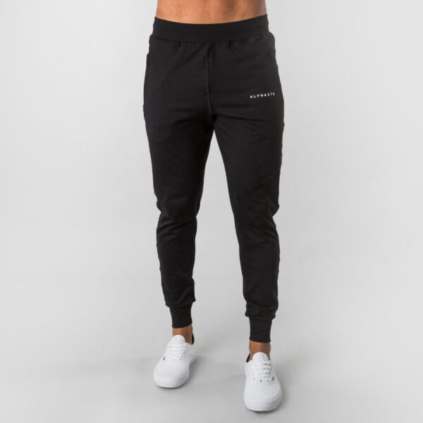 Calças masculina de algodão fina respirável, casual, de boca de feixe, esportes de treino de corrida, musculação, novo 2023 - Image 19