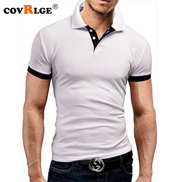 Camisetas Polo manga curta, Covrlge, amarga verão, camiseta luxuosa, marca, MTP129 - Image 3