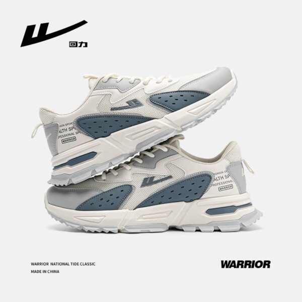 Tênis masculino de corrida casual Warrior, confortável, antiderrapante, absorção de choque, leve, tênis esportivos masculinos - Image 2