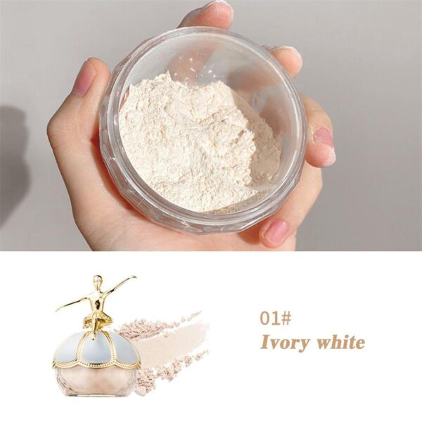 Pó facial de ajuste solto, maquiagem de Ballet, Sensível ao Ar, Cobertura Matte Foundation, Controle Base Shimmer, Óleo de Longa Duração, Z5S9, 20g - Image 7