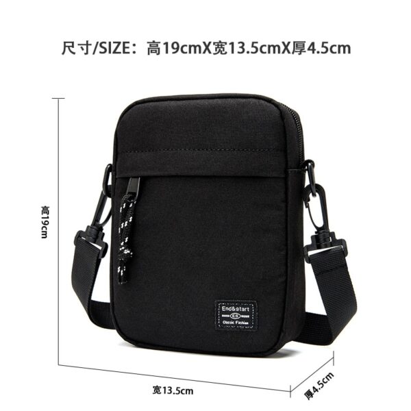 Mini bolsa, bolsa crossbody leve de ombro único com pequena bolsa suspensa e design de marca na moda - Image 3