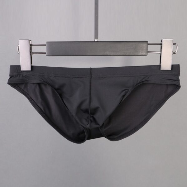 Cuecas masculina LGBTQ, cintura baixa respirável, algodão macio, G-String Underwear, tanga masculina, sólida, bolsa - Image 4