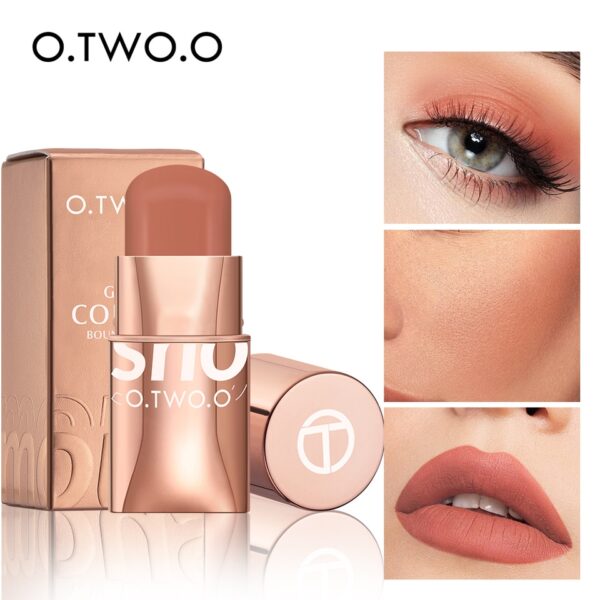 Blush vara/Batom, 3 em 1-O.TWO.O, olhos bochecha e lábio matiz buildable à prova dlightweight água leve creme