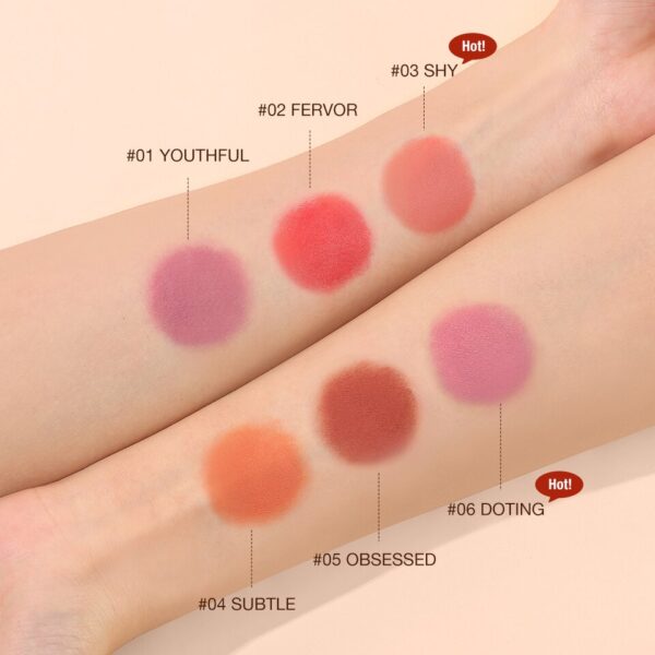 Blush vara/Batom, 3 em 1-O.TWO.O, olhos bochecha e lábio matiz buildable à prova dlightweight água leve creme - Image 4