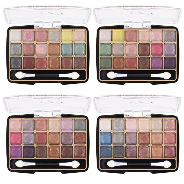 Sombra para olhos, Paleta de maquiagem matte, duradoura, perolada, impermeável