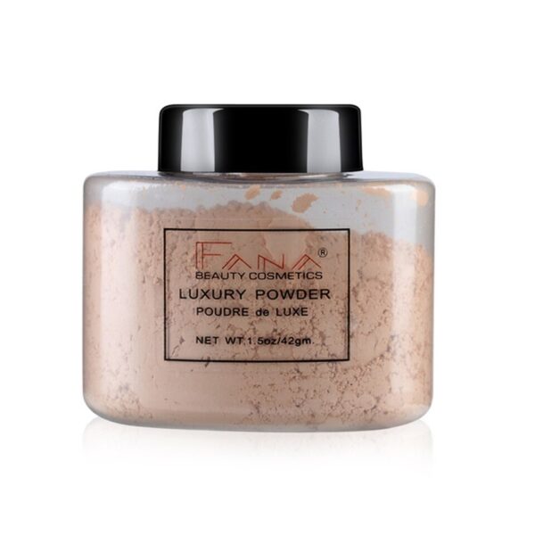 Pó facial suave solto, controle de óleo rosto, pó maquiagem corretivo highlighter pó mineral maquiagem solto pó escova - Image 3