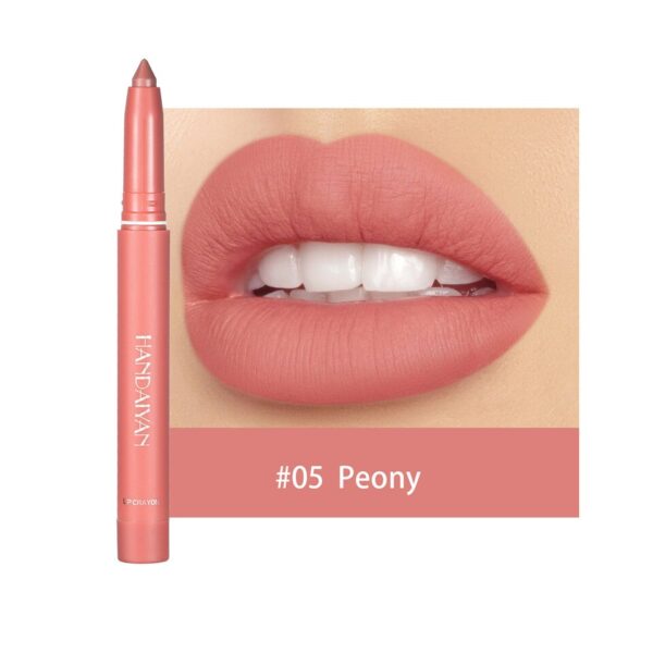 Batom/Caneta, lipstick, Nude Pink Matte, Brilho labial monocromático, impermeável, batom de longa duração, lápis de lábios maquiagem, 12 cores - Image 14