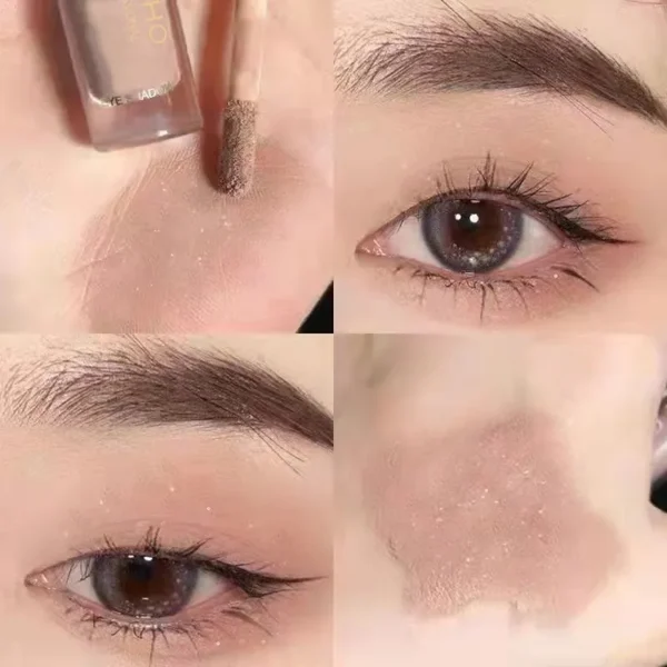 Sombras líquida (lápis), matte, duradouro, brilhante, sombra glitter, paleta de maquiagem, cor nude, cosméticos - Image 6