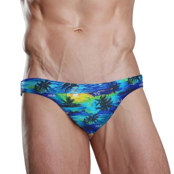 Sungas masculina, roupa interior, sexy, calções de banho de praia de esportes de palmeira - Image 3