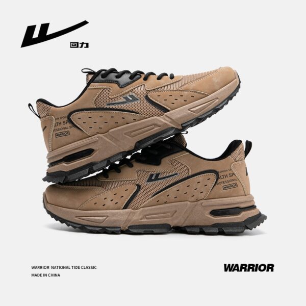 Tênis masculino de corrida casual Warrior, confortável, antiderrapante, absorção de choque, leve, tênis esportivos masculinos - Image 8