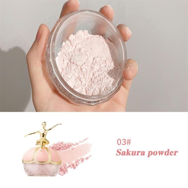 Pó facial de ajuste solto, maquiagem de Ballet, Sensível ao Ar, Cobertura Matte Foundation, Controle Base Shimmer, Óleo de Longa Duração, Z5S9, 20g - Image 10