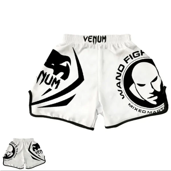 Shorts de boxe tailandeses, unissex, roupas de treinamento para mma, secagem rápida, fitness, treinamento - Image 6