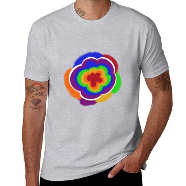 Camisetas masculina LGBTQ manga curta, flor do orgulho, camisas de gato - Image 16