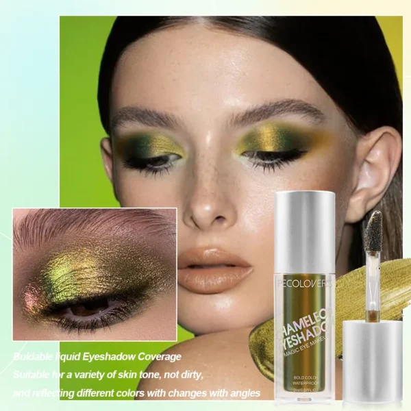 Sombras em pó,  Metálica, Pigmento Aurora, Multi Cromo, Líquido Eye Shadow Stick, Alta Luz Camaleão, Maquiagem - Image 12
