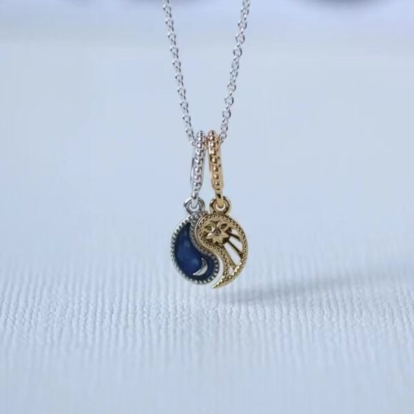 Anéis feminino ( Conjunto ), Celestial-Sol e Lua, 925 Sterling Silver, Real Certified, Jóias Finas Originais, Hoops Gift, Frete - Image 8