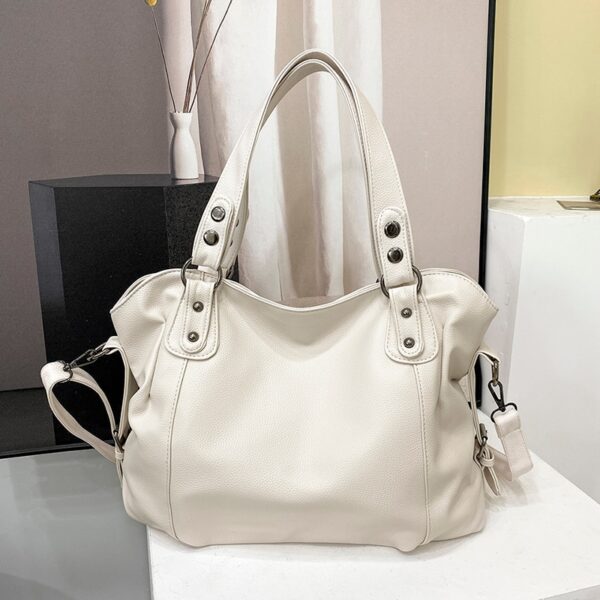 Bolsas feminina grande capacidade, Hobo, sacos de ombro grande stylsih tote, de couro macio hobos, shopper saco - Image 6
