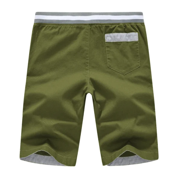 Shorts masculino, Comfortable, casuais, moletom macio, respirável, sarja, calças elásticas roupas de verão 2023 cordão - Image 2