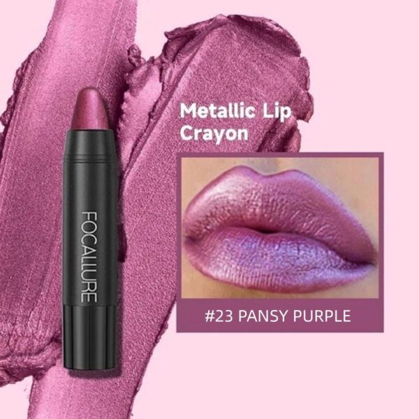 Batom Mate impermeável, Focallure, batom de longa duração, Shimmer Metal, hidratante, maquiagem de lábios, cosméticos, 31 cores - Image 18