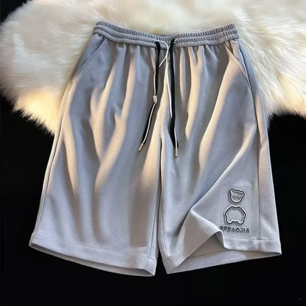 Shorts masculino, Bear Logo, Running Shorts, Y2K Streetwear, calças de ginástica, roupas masculinas, verão - Image 5